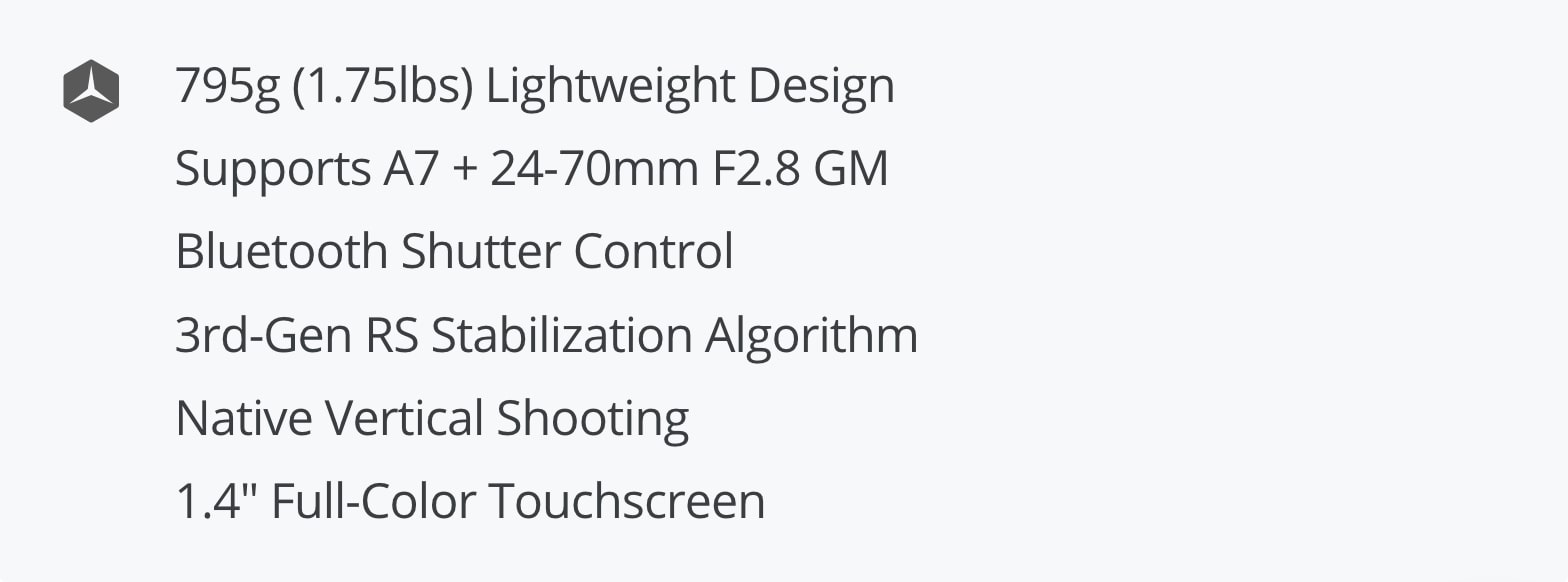 DJI RS 3 MINI SPECS KENYA