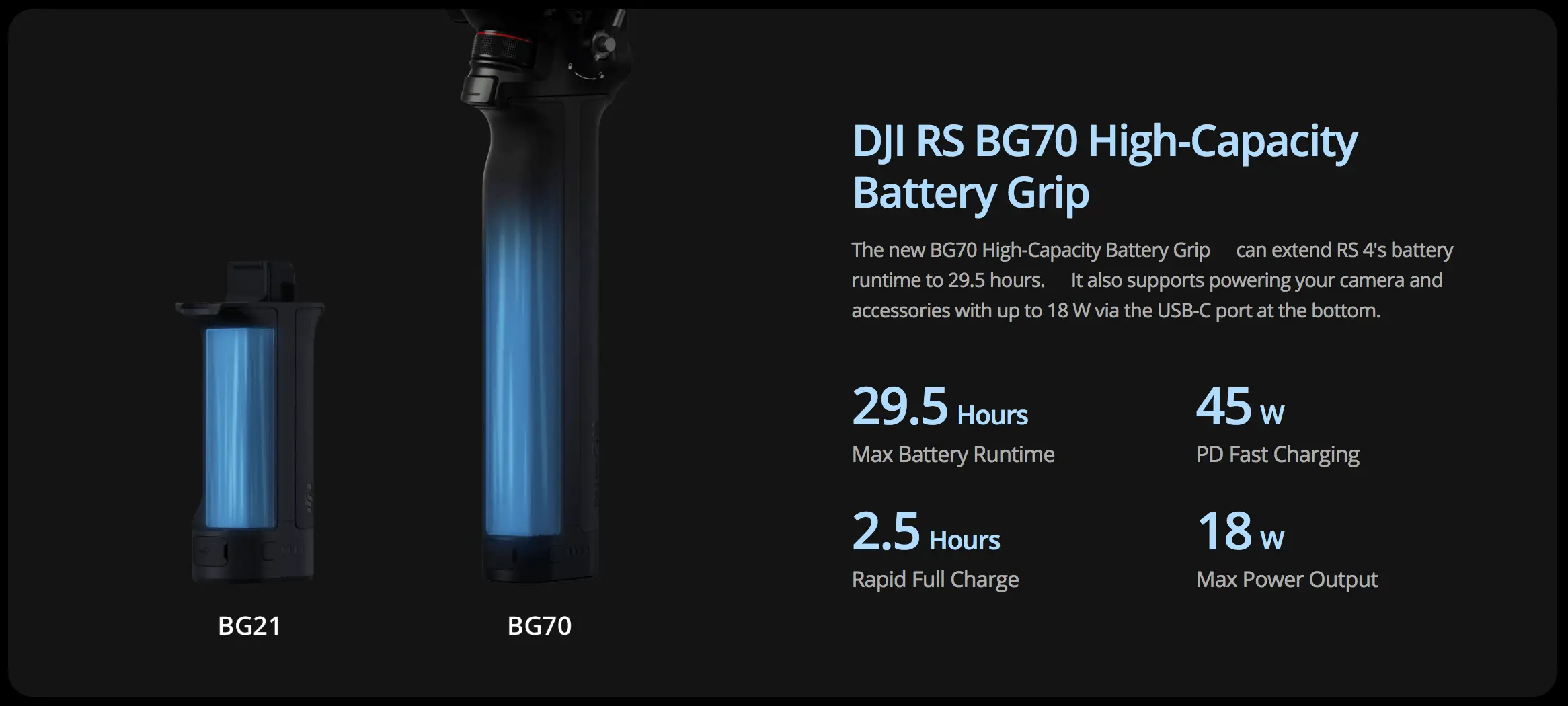 DJI RS BG70