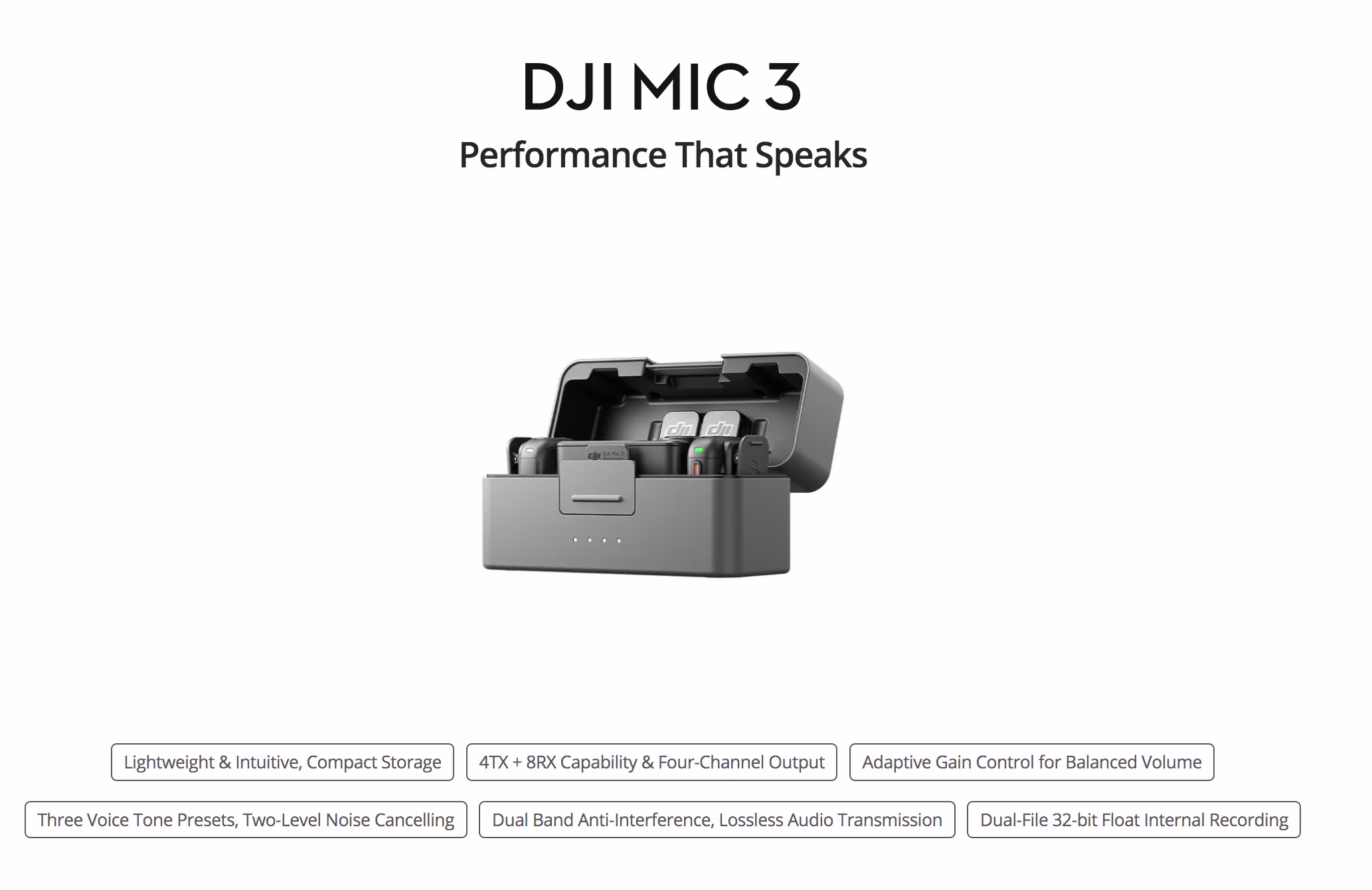 DJI MIC 3 IN KENYA BANNER