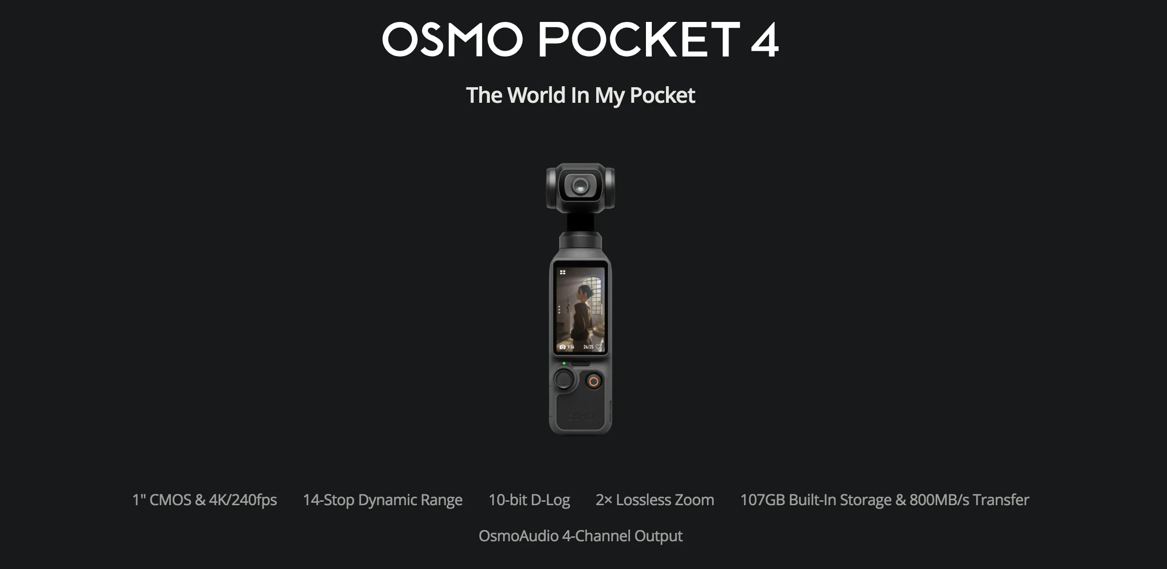 Osmo Pocket 4 Kenya DJI