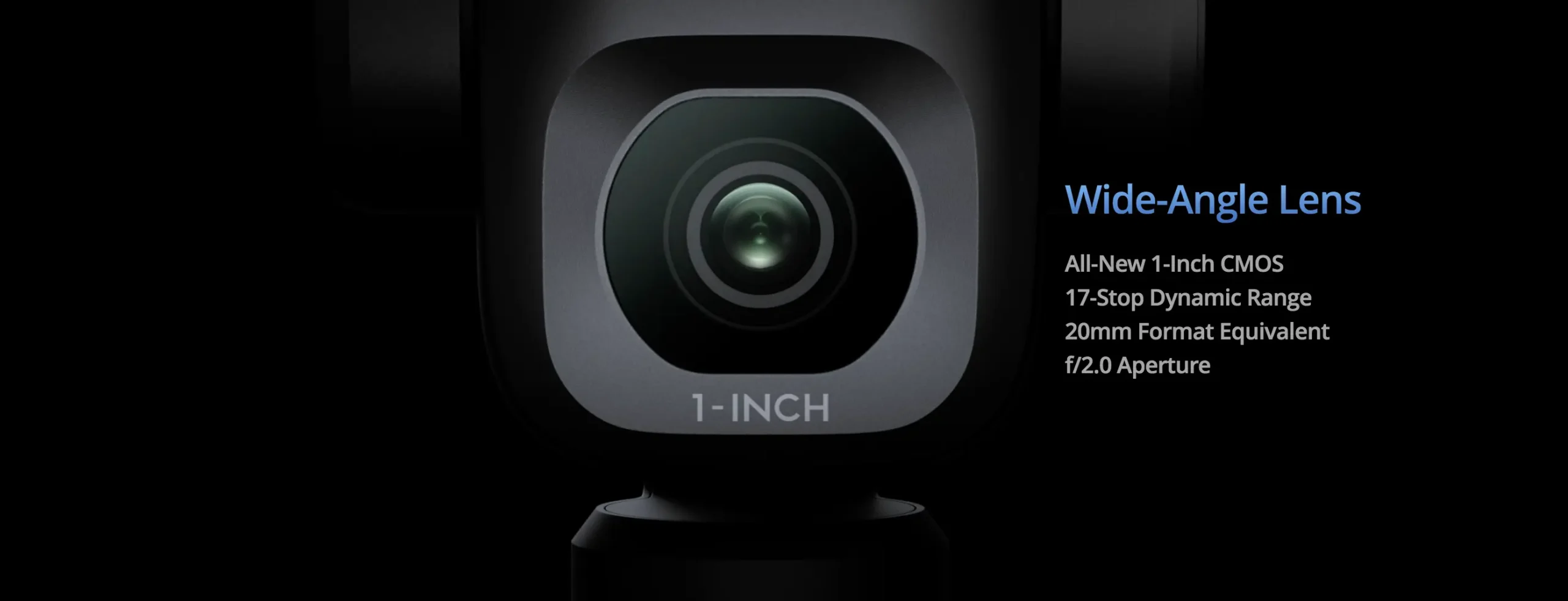Osmo Pocket 4p wide-angle lens