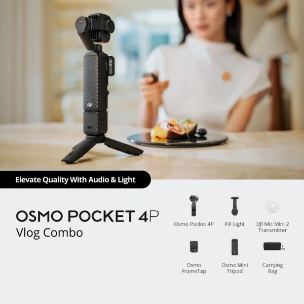 Osmo Pocket 4P Vlog Combo Classic Black Kenya